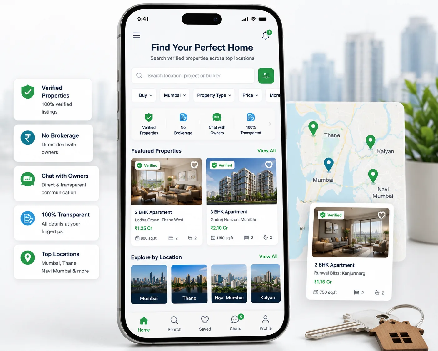 Search verified property listings on Direct Deal Hub